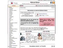 Tablet Screenshot of editorialdilema.com